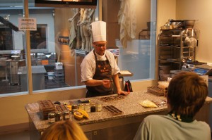 Chocolate making in Brussels