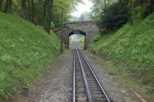 Looking up the cog railway