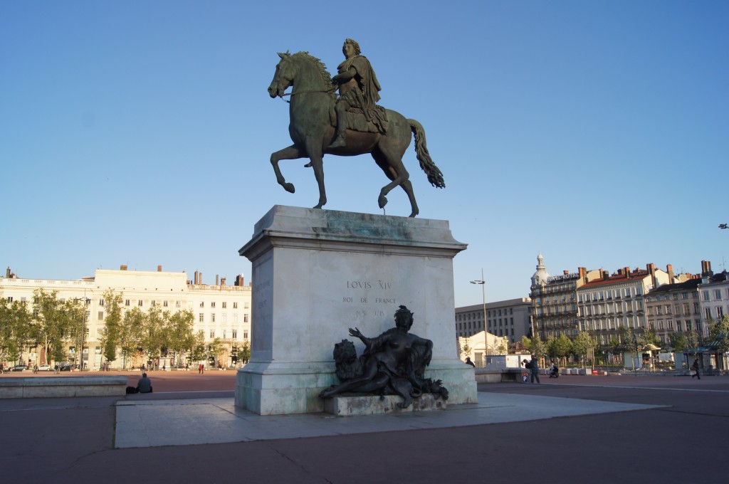 Statue in Bellecour Place