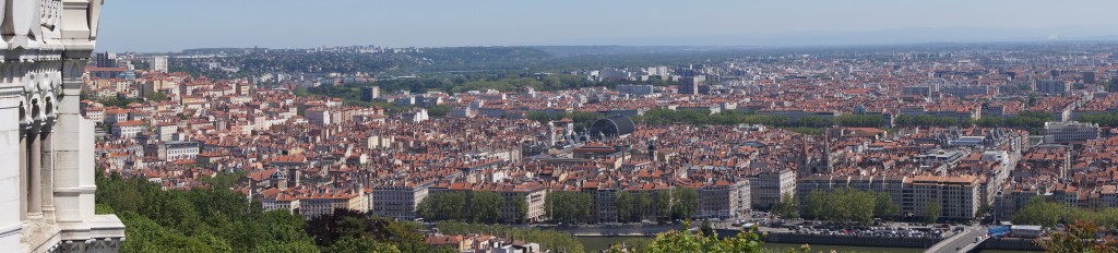 View from Basilique Notre Dame de Fourviere