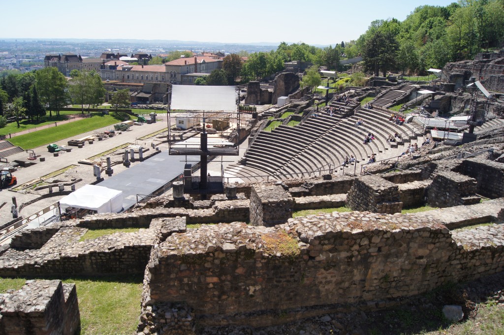 Roman ruins in Lyon