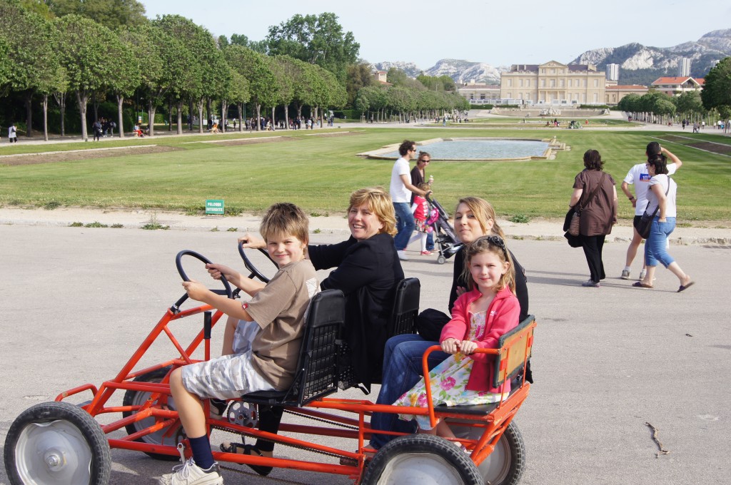 Cycling in the park