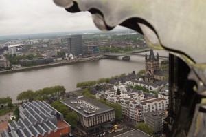 View of the Rhine from the Dom bell tower