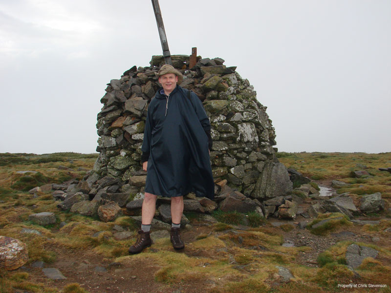 L. Chris at Bogong Summit Cairn