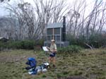 F. John at Bivouac Hut